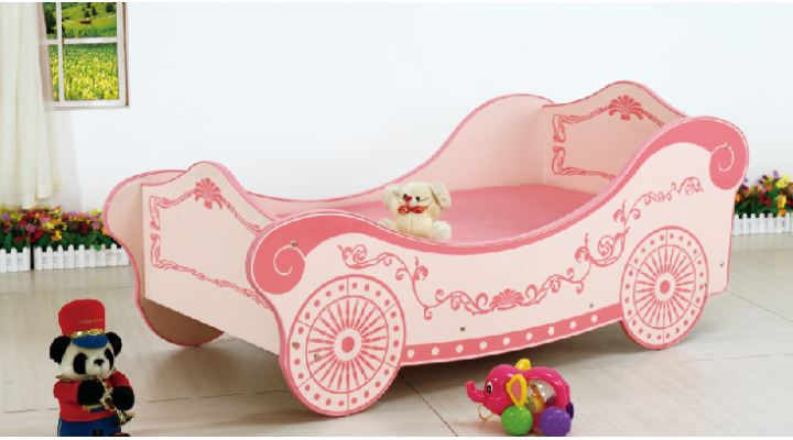 B204 Princess Carriage Toddle Bed